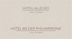Desktop Screenshot of hotel-allegro.com