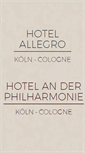 Mobile Screenshot of hotel-allegro.com